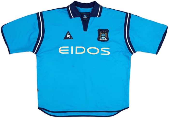 2001-02 Manchester City Home Shirt - 7/10 - (L)