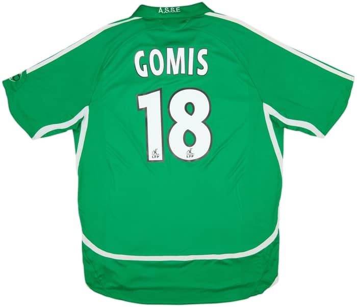 2006-07 Saint Etienne Home Shirt Gomis #18 - 5/10 - (XL)