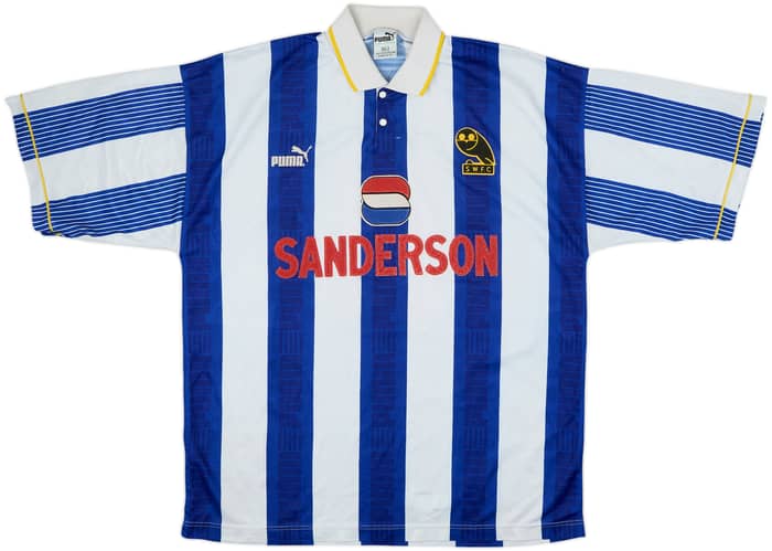 1993-95 Sheffield Wednesday Home Shirt Waddle #8 - 7/10 - (XL)
