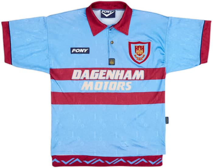 1995-97 West Ham Centenary Away Shirt Lampard #26 - 8/10 - (S)