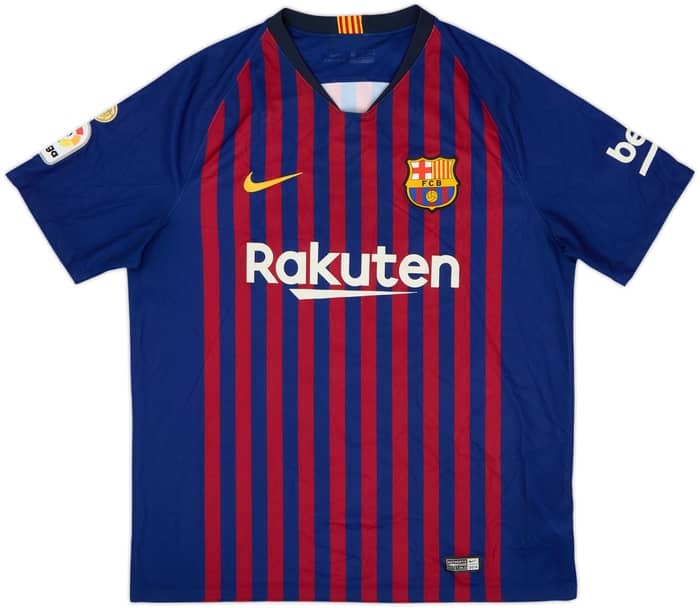 2018-19 Barcelona Camiseta Local Messi #10 - 7/10 - (L)