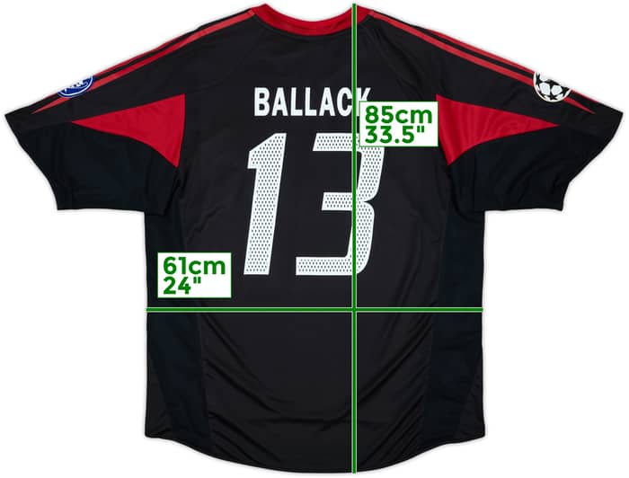 2004-05 Bayern Munich Tercera Camiseta Ballack #13 - 9/10 - (XL)