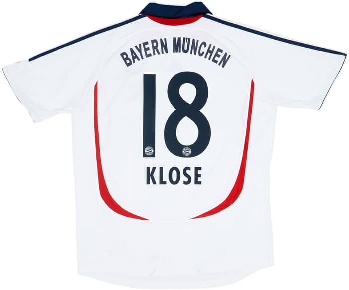 2006-07 Bayern Munich Camiseta visitante Klose #18 - 8/10 - (L)