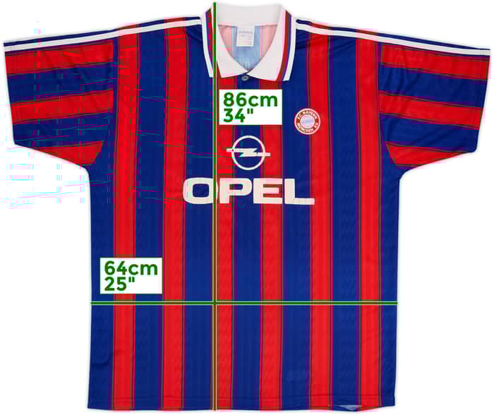 1995-97 Bayern Munich Home Shirt - 5/10 - (XXL)