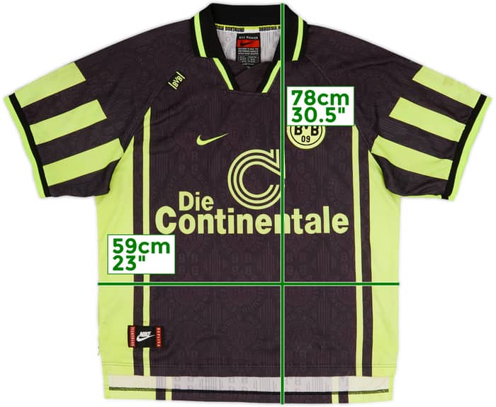 1996-97 Borussia Dortmund Away Shirt - 8/10 - (XL)