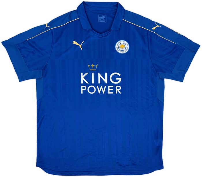 2016-17 Leicester Home Shirt Mahrez #26 - 8/10 - (3XL)