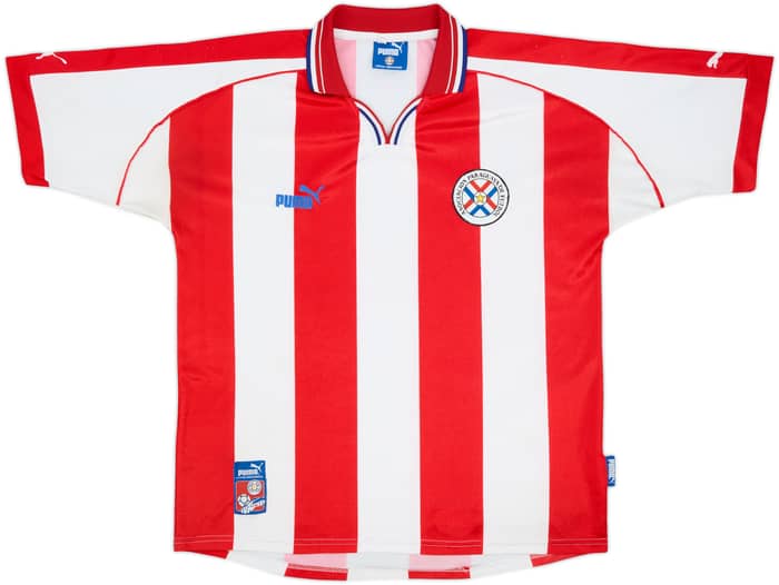 2000-02 Paraguay Camiseta Local - 7/10 - (XL)