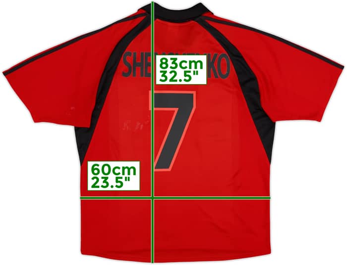 2001-02 AC Milan Third Shirt Shevchenko #7 - 5/10 - (XL)