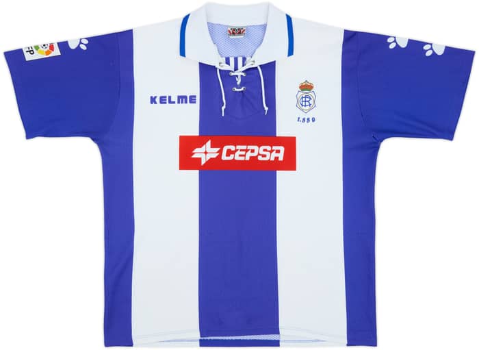 Camiseta de local del Recreativo Huelva 1998-00 - 7/10 - (L)