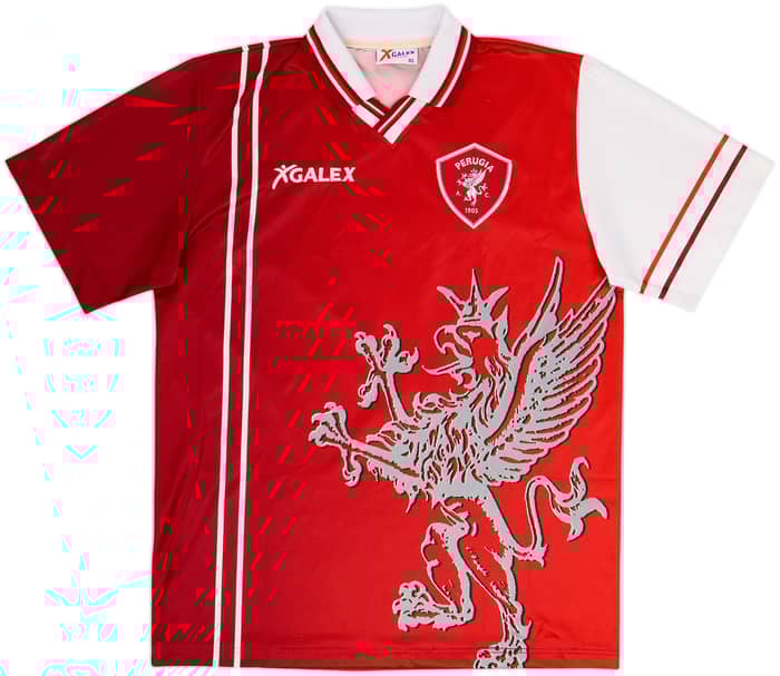 1998-99 Perugia Home Shirt Nakata #7 - 8/10 - (XL)
