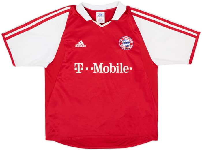 2003-04 Bayern Munich Home Shirt - 6/10 - (L.Boys)