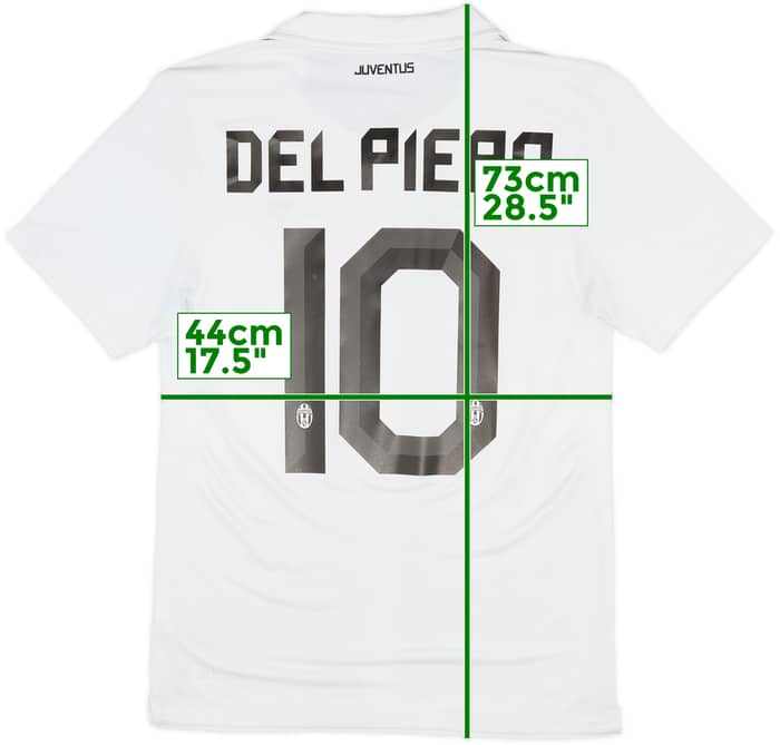 2010-12 Juventus Away Shirt Del Piero #10 - 7/10 - (S)