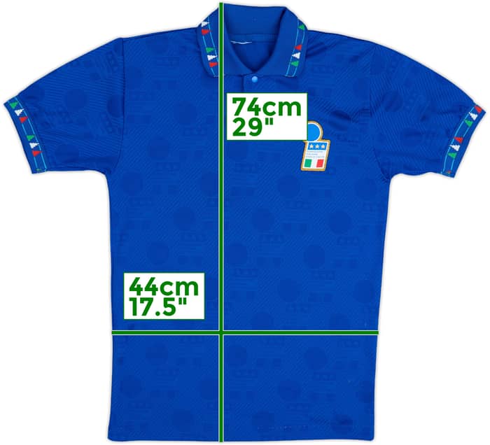 1994 Italy Home Shirt - 6/10 - (XL.Boys)