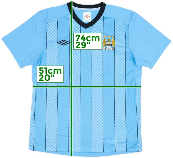 Camiseta Umbro de entrenamiento del Manchester City 2009-10 - 4/10 - (L)