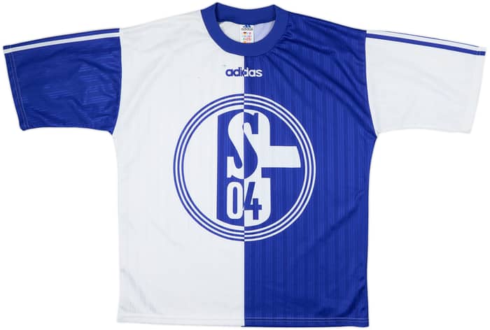 1996-97 Schalke adidas Training Shirt - 6/10 - (M)
