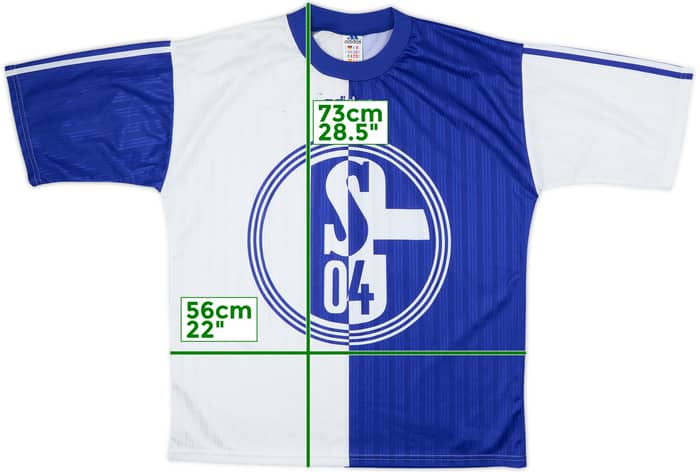1996-97 Schalke adidas Training Shirt - 6/10 - (M)