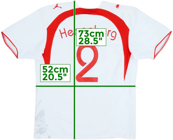 2006-07 Tunisia Home Shirt Herrenberg #2 - 5/10 - (L)