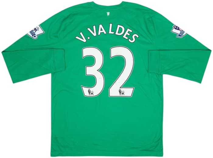 2014-15 Manchester United GK Shirt V. Valdes #32 - 5/10 - (L)