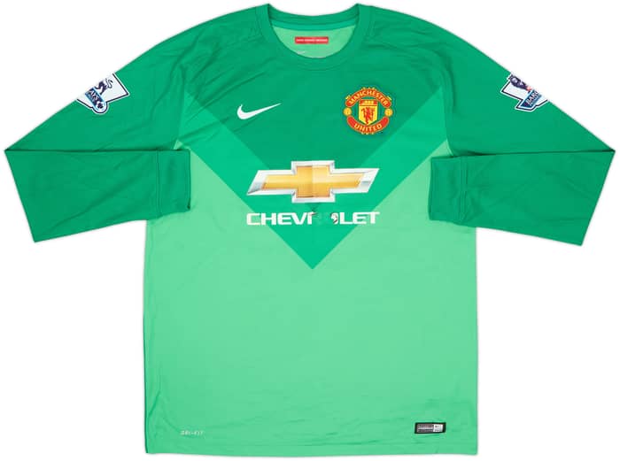 2014-15 Manchester United GK Shirt V. Valdes #32 - 5/10 - (L)