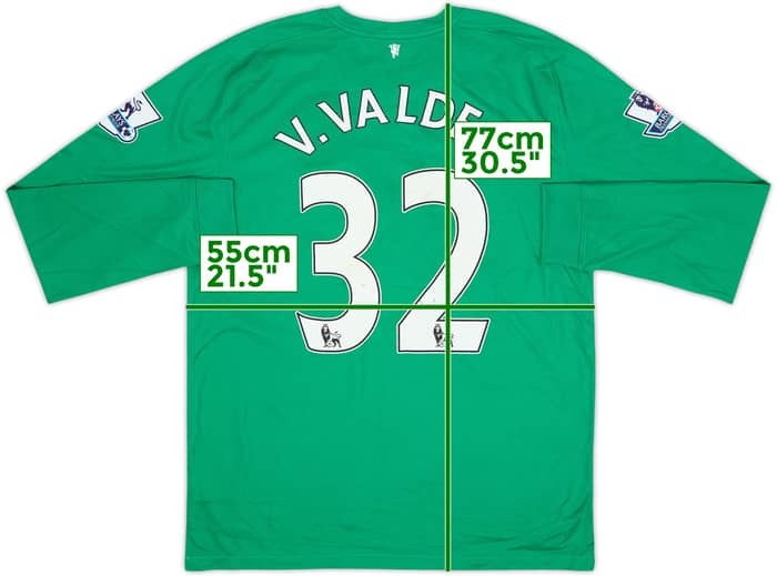 2014-15 Manchester United GK Shirt V. Valdes #32 - 5/10 - (L)