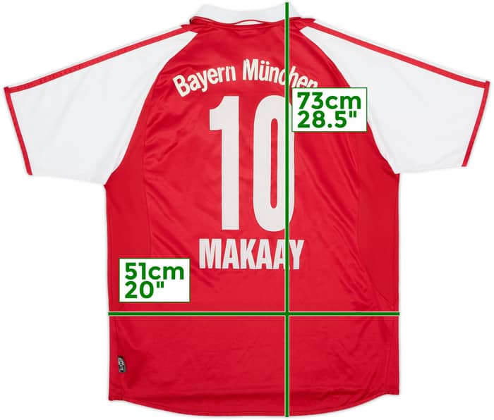 2004-05 Bayern Munich Home Shirt Makaay #10 - 6/10 - (XL.Boys)