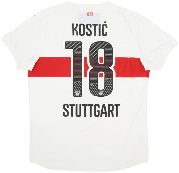 2014-15 Stuttgart Home Shirt Kostic #18 - 6/10 - (L)