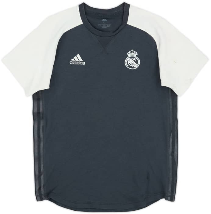 2021-22 Real Madrid adidas Cotton Tee - 5/10 - (S)