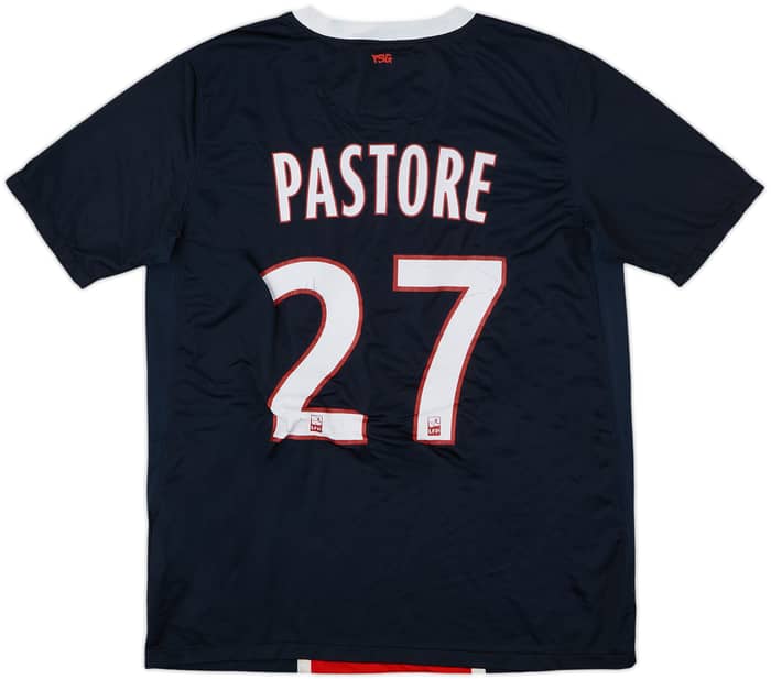 2011-12 Paris Saint-Germain Home Shirt Pastore #27 - 5/10 - (XL.Boys)