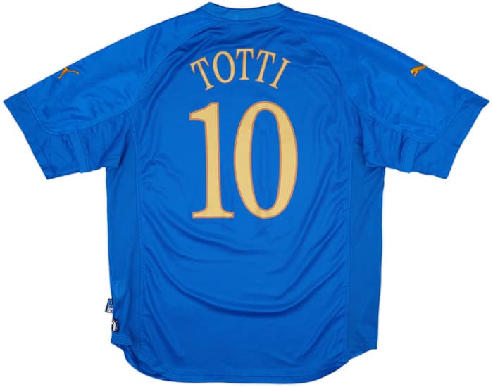 2004-06 Italia Camiseta Local Totti #10 - 7/10 - (XL)