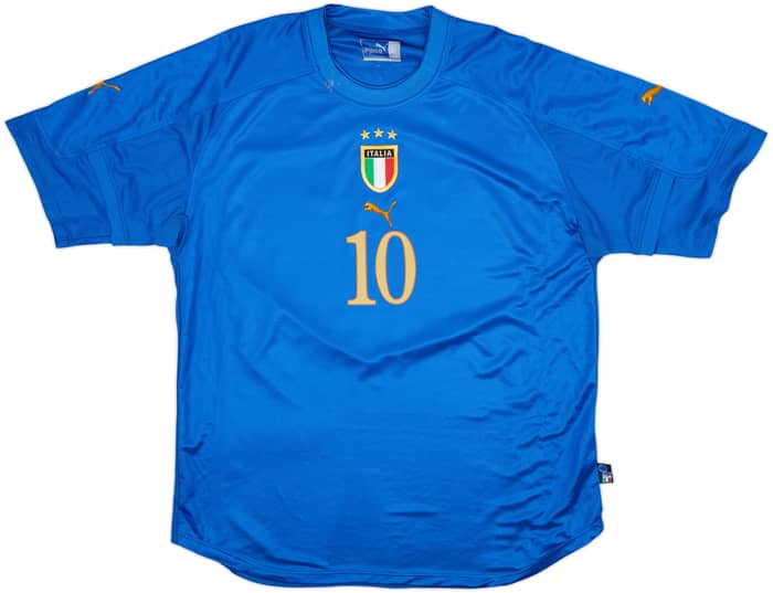 2004-06 Italia Camiseta Local Totti #10 - 7/10 - (XL)