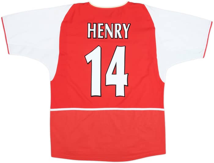 2002-04 Arsenal Home Shirt Henry #14 - 8/10 - (L)
