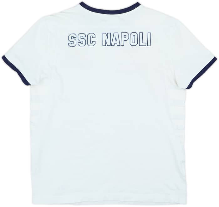 2011-12 Napoli Macron Cotton Tee - 6/10 - (S)