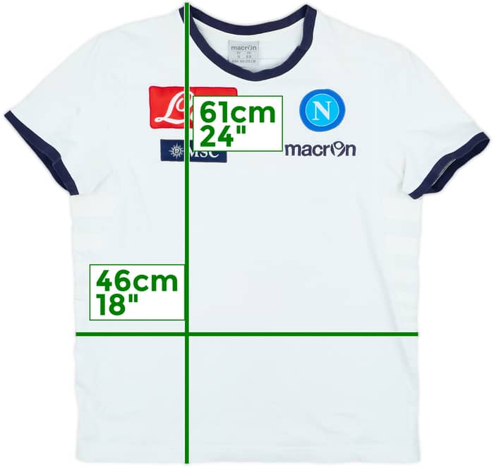 2011-12 Napoli Macron Cotton Tee - 6/10 - (S)