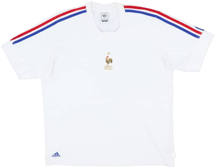 2006-07 France adidas Cotton Tee - 7/10 - (L)