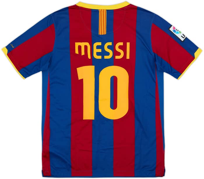 2010-11 Barcelona Camiseta Local Messi #10 - 6/10 - (L.Boys)