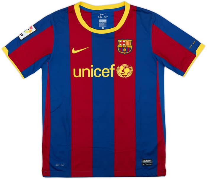 2010-11 Barcelona Camiseta Local Messi #10 - 6/10 - (L.Boys)