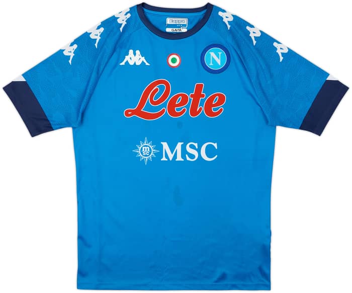2020-21 Napoli Basic Home Shirt - 6/10 - (S)
