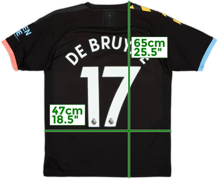 2019-20 Manchester City Camiseta Visitante De Bruyne #17 - 9/10 - (S)