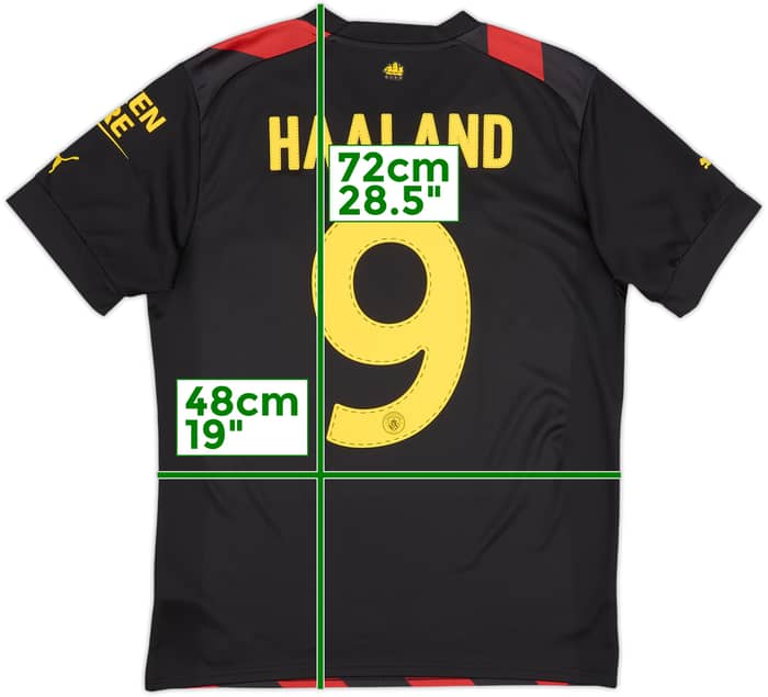 2022-23 Manchester City Camiseta Visitante Haaland #9 - 10/10 - (M)