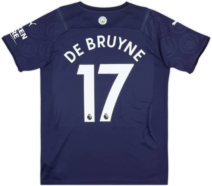 2021-22 Manchester City Tercera Camiseta De Bruyne #17 - 10/10 - (M)
