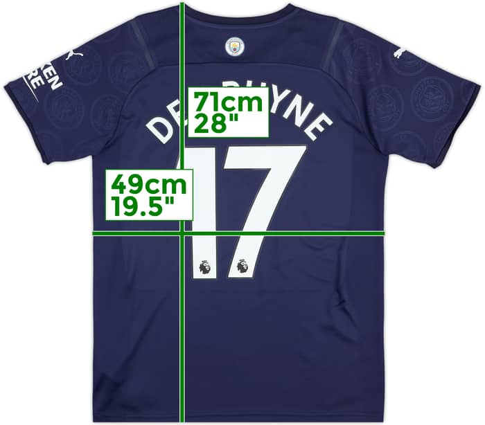 2021-22 Manchester City Tercera Camiseta De Bruyne #17 - 10/10 - (M)