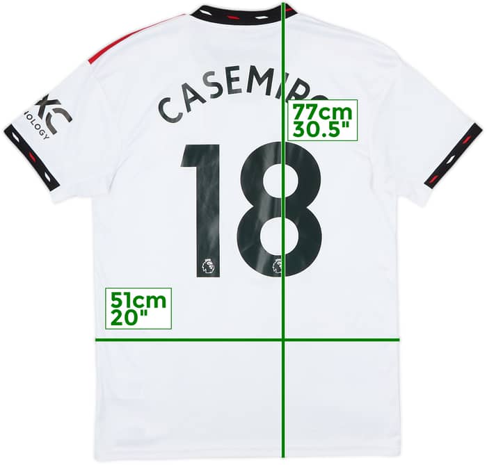 2022-23 Manchester United Camiseta de Visitante Casemiro #18 - 8/10 - (M)