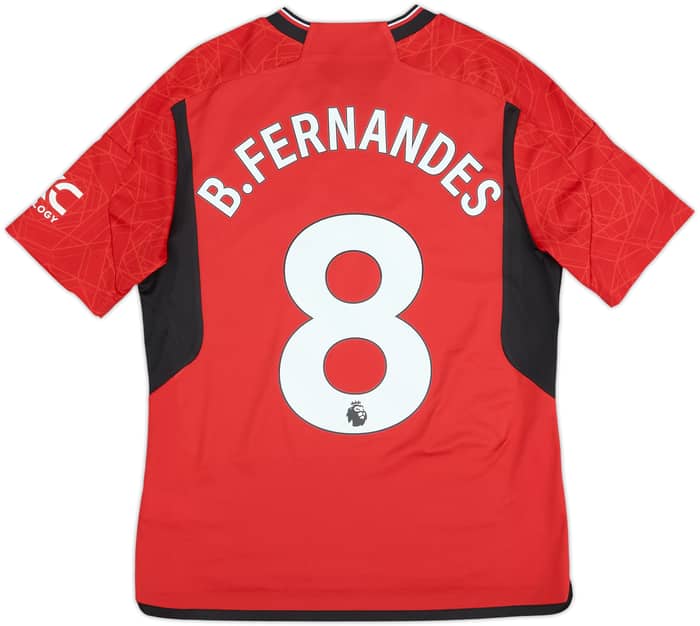 Camiseta de local del Manchester United 2023-24 B.Fernandes #8 - 9/10 - (XL.Niños)