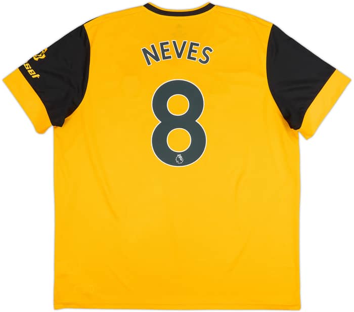 2020-21 Wolves Home Shirt Neves #8 - 7/10 - (XXL)