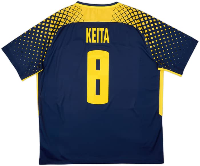 Camiseta de visitante del RB Leipzig 2017-18 Keita #8 - 8/10 - (XL)