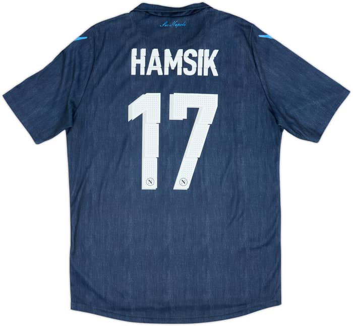 Camiseta de visitante del Napoli 2014-15 Hamsik #17 - 5/10 - (XL)