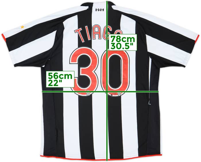 2007-08 Juventus Home Shirt Tiago #30 - 5/10 - (XL)