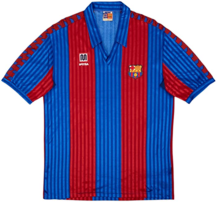 1989-92 Barcelona Home Shirt - 7/10 - (XL)