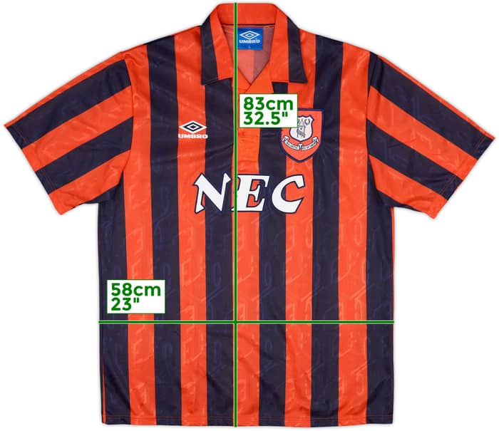 1992-94 Everton Away Shirt - 8/10 - (XL)