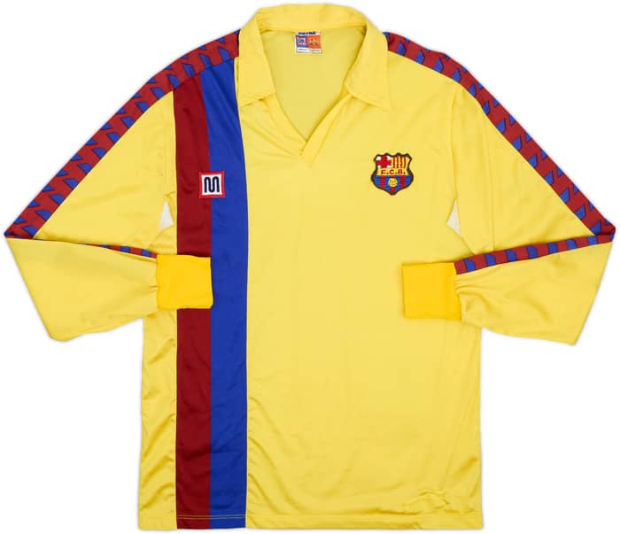 1982-85 Barcelona Away L/S Shirt - 7/10 - (M)